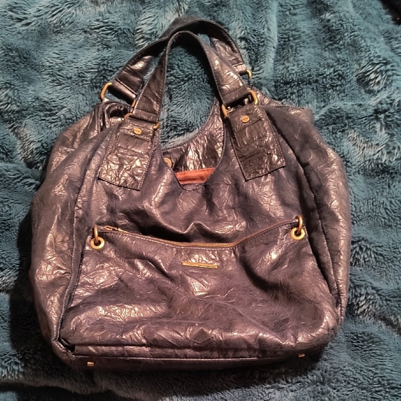 Matt & Nat Women's Tote Bag, Blue Navy, Vegan  Leather. Great Condition! - Picture 1 of 8
